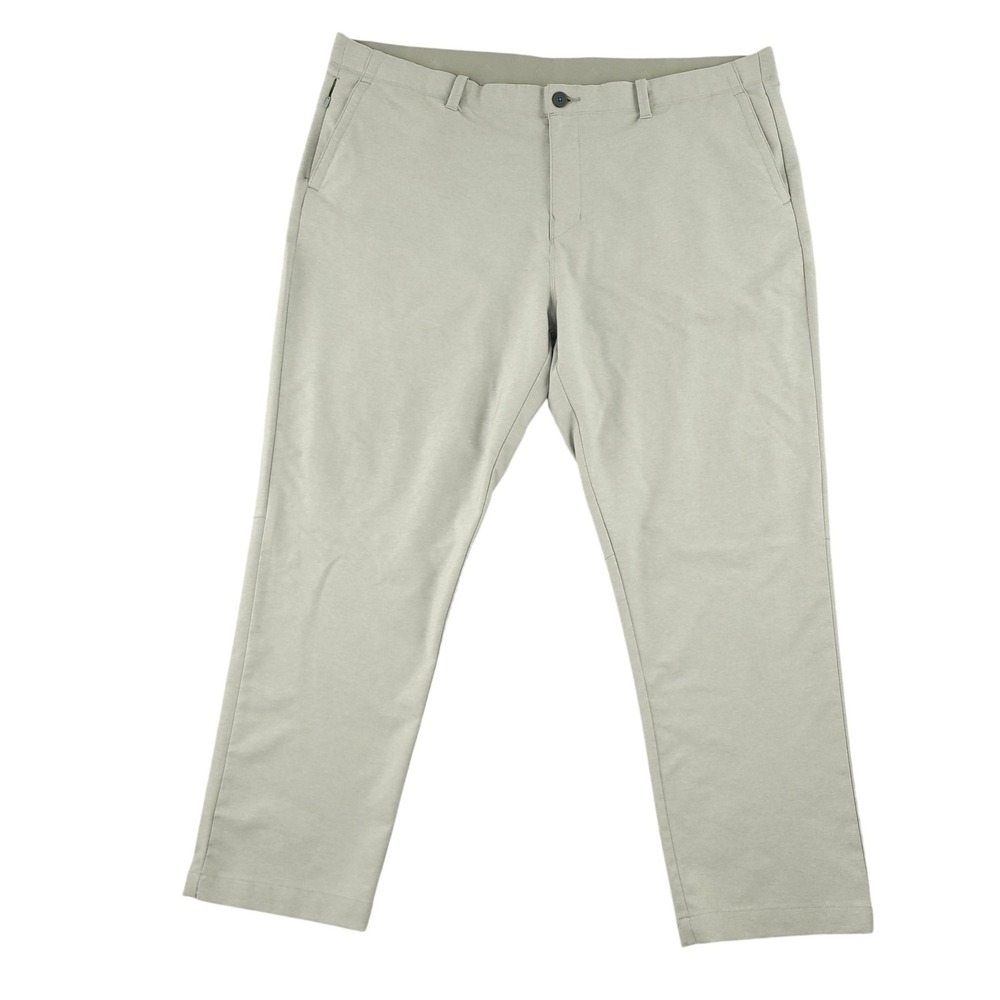 Tommy Bahama Pants Mens 44x30 Gray On Par Flat Front Golf Khakis Performance